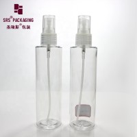 Stock products cheap plastic 100ml clear PET hand sanitizer refill spray bottle