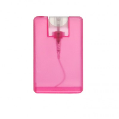 Empty plastic hand sanitizer dispenser pump spray credit card perfume bottle for alcohol