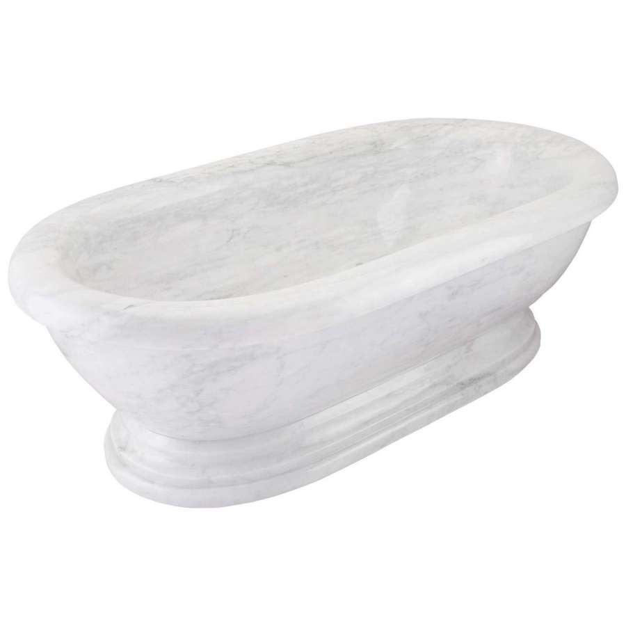 Artificial Natural Stone Bath Tub White Marble Bathroom Bathtub