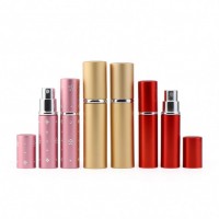 Empty refillable Portable Mini 5 ml 10 ml perfume spray bottle, pocket travel perfume sample bottle